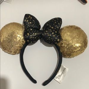 Disneyland gold Minnie ears headband